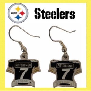 Steelers Pittsburgh Steeler’s Earrings #7 Jersey